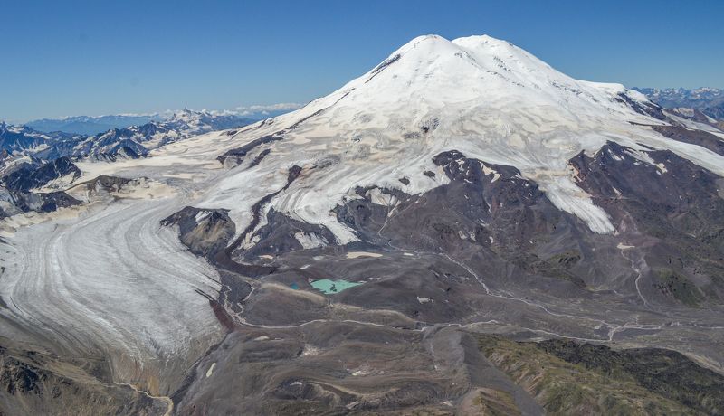 Эльбрус с высоты птичьего полета.photo preview