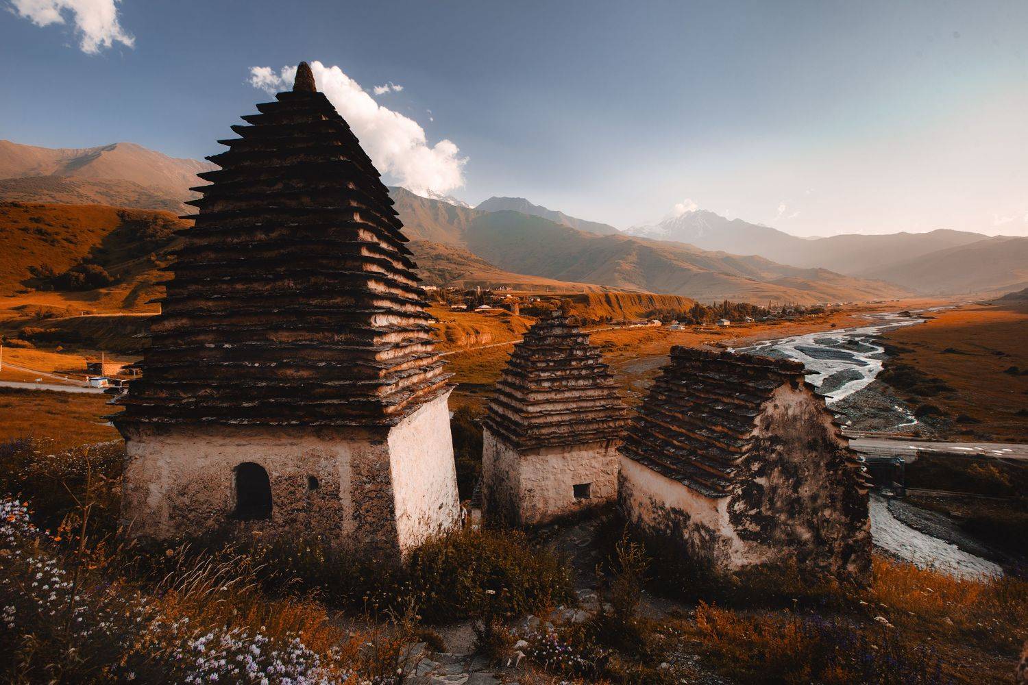 осетия, пейзаж, день, горы, Vladislav