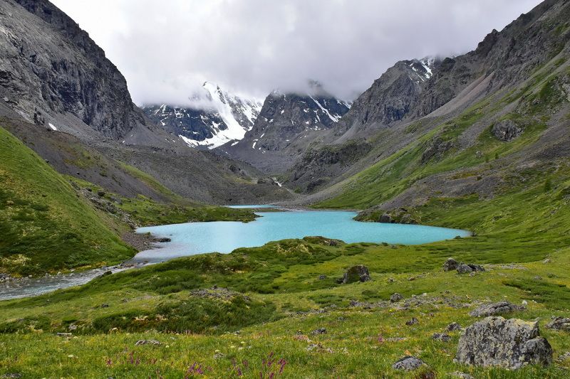 пейзаж, природа, путешествие, горы, панорама, алтай Каракабакские озераphoto preview