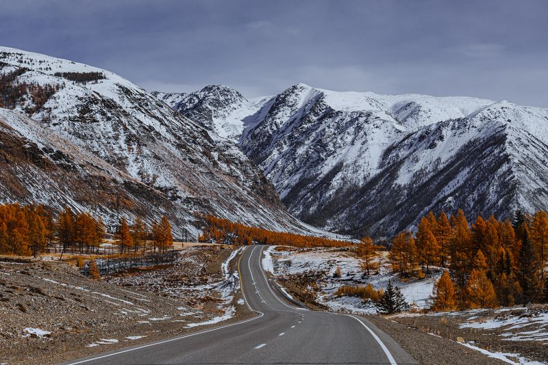 горы, горный алтай, чуйский тракт, пейзаж, алтай, дорога, россия Чуйский трактphoto preview