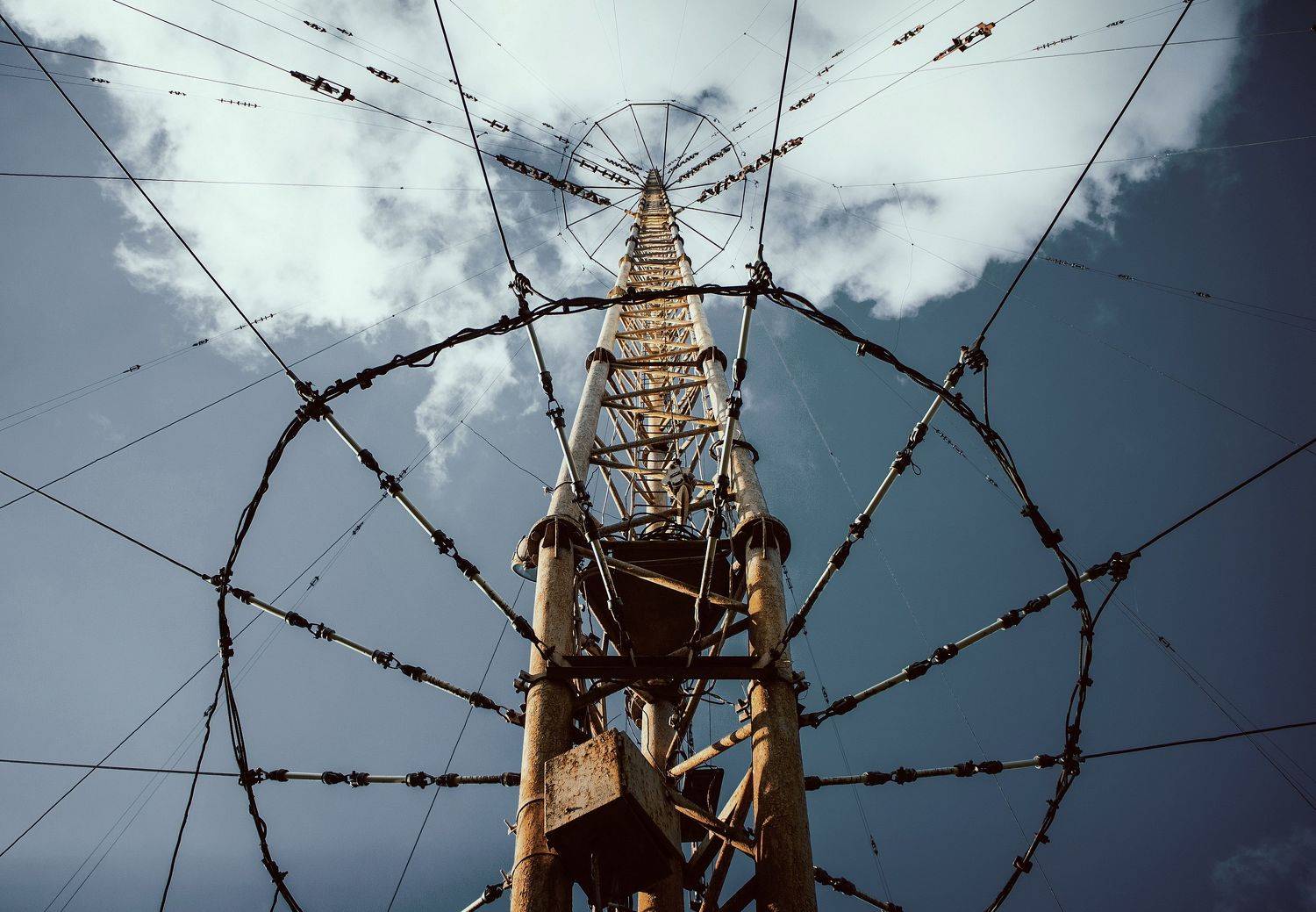 антенна, антенны, небо, облака, облако, паутина, Vladimir Kedrov