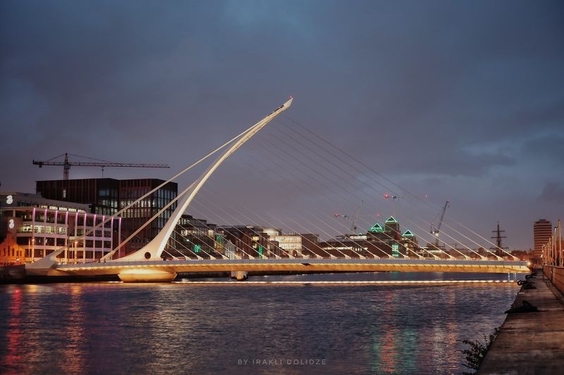 bridge, dublin, ireland, landscape, travel, eíre Samuel Beckett Bridgephoto preview