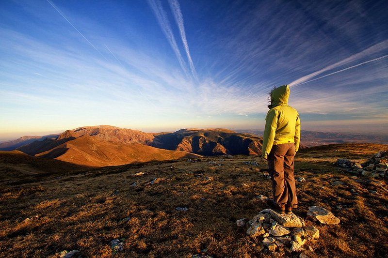 mountain , Bulgaria , people , sunset Central Balkanphoto preview