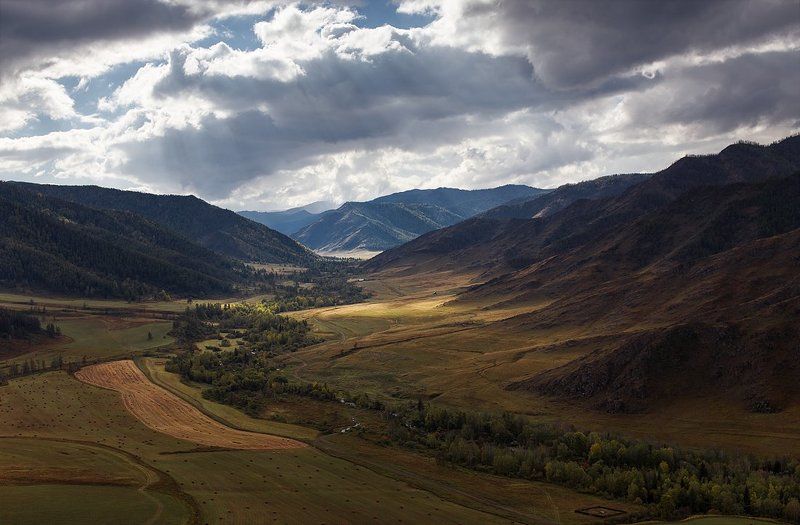 Алтай, Высота, Горы, Перевал, Россия, Свет, Сибирь, Тучи, Чике-Таман Алтайские просторыphoto preview