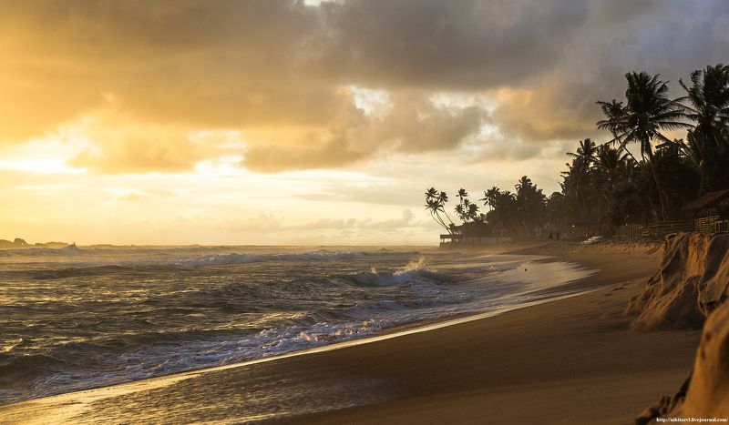 Шри-Ланка, путешествияе, закат, океан, вечер, Разливая тепло Шри-Ланкиphoto preview