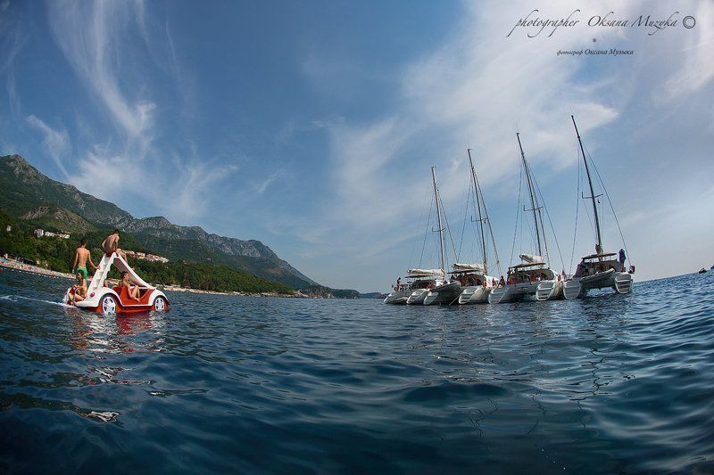 Море регата, Черногория катамаран Черногория. Регатаphoto preview