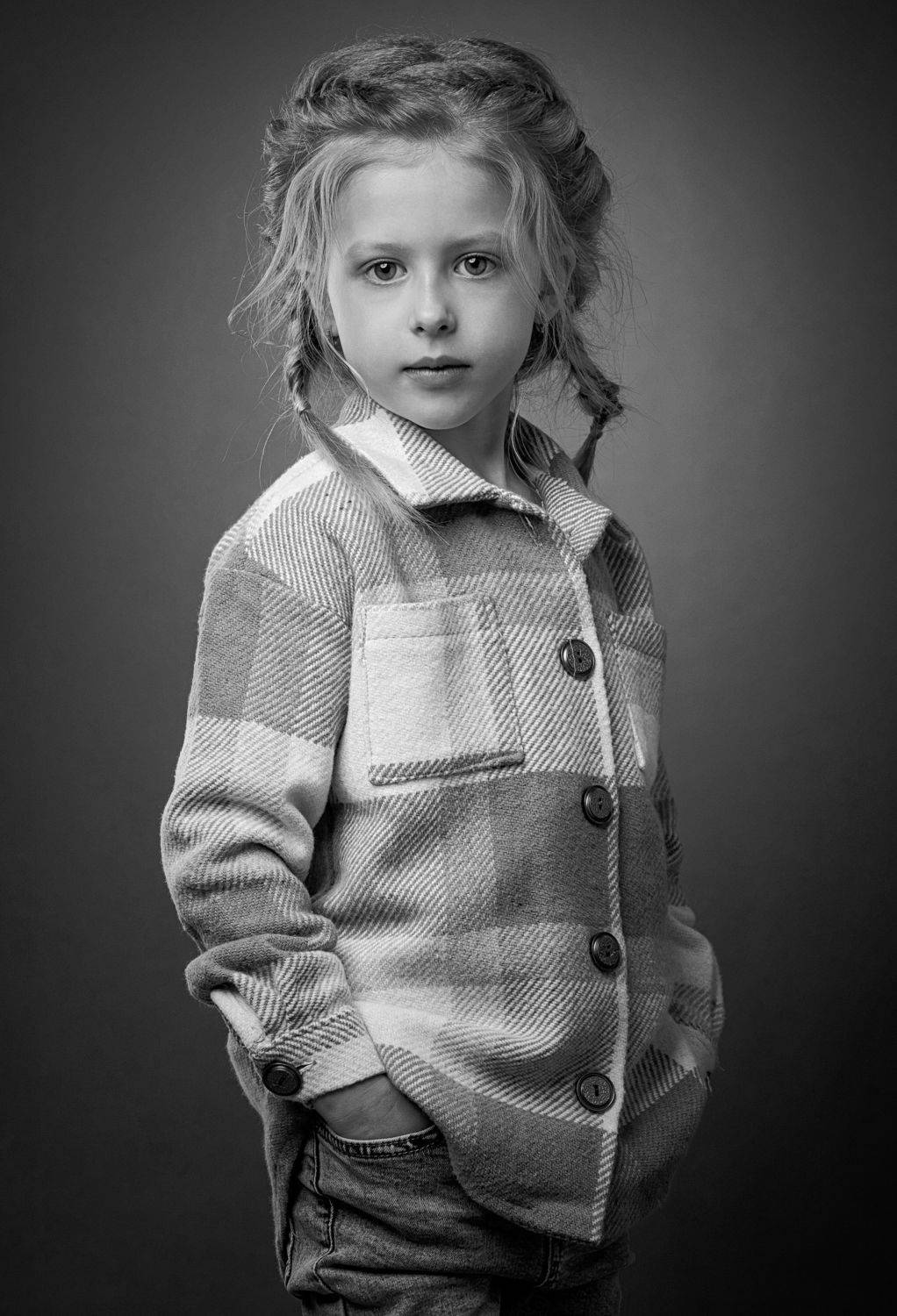 девочка, ребёнок, портрет, Дёгтев Евгений