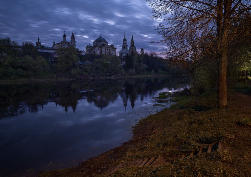 торжок, вечер, тверца Тихий вечер в Торжкеphoto preview