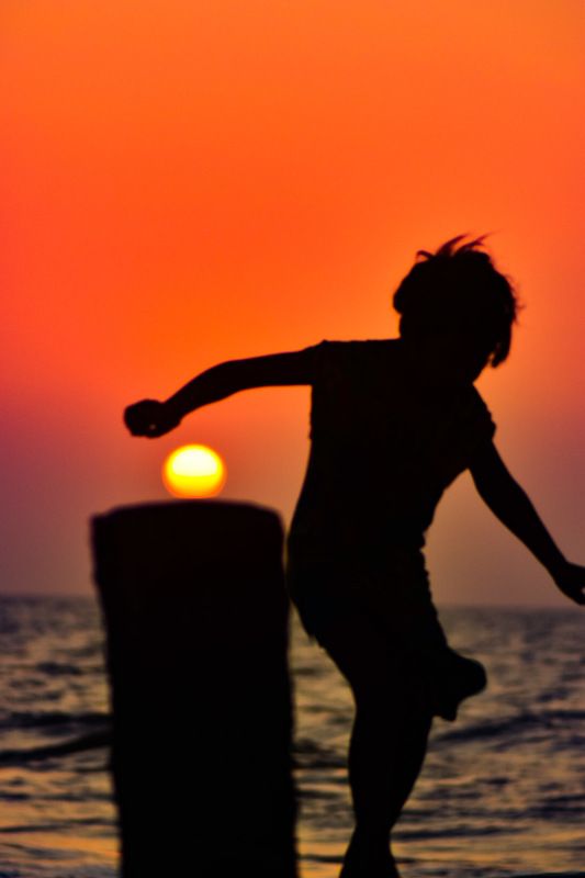 sunset, night, silueta, colores Sara\'s sunsetphoto preview