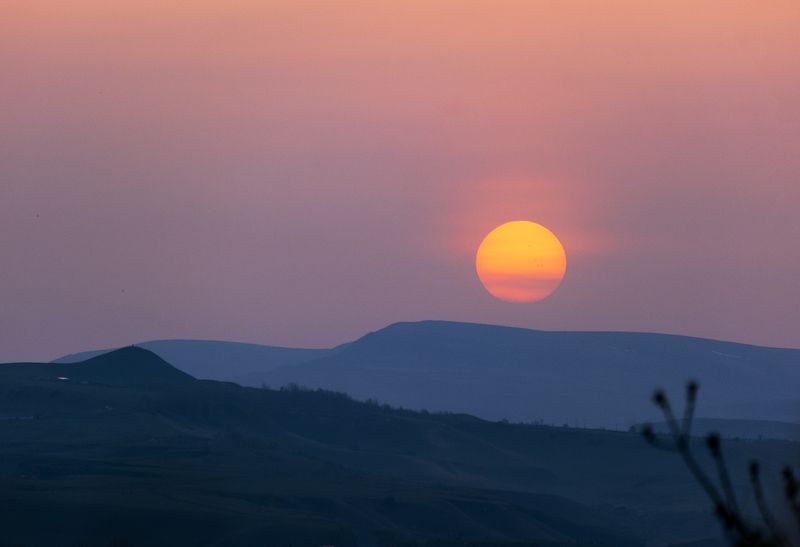закат,кавказ,горы,пейзаж,кисловодск Закатное фото превью
