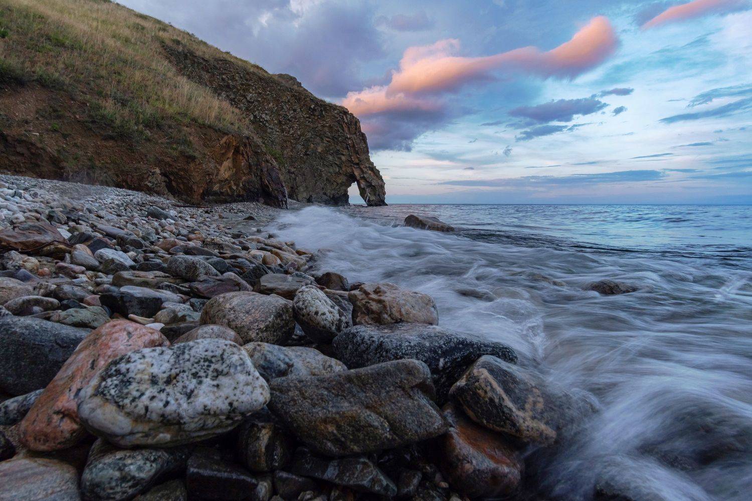 байкал, дыроватая, закат, Тильпунов Михаил