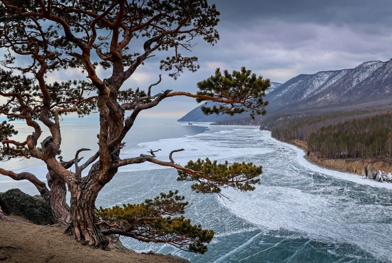 байкал, лед, нд, весна, март, бухта песчаная, озеро, байкальский лед, сибирь, baikal, siberia, байкальский лед нд Над ледяным просторомphoto preview