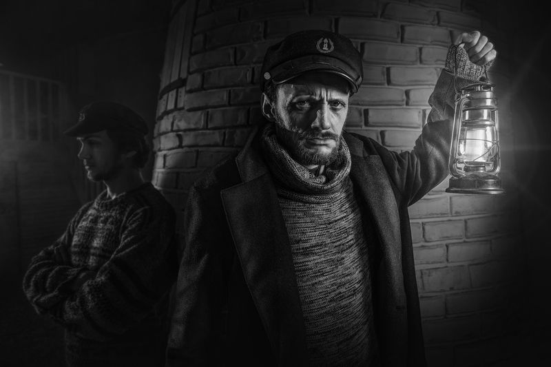 маяк, квест, перформанс, чб, монохром photo preview