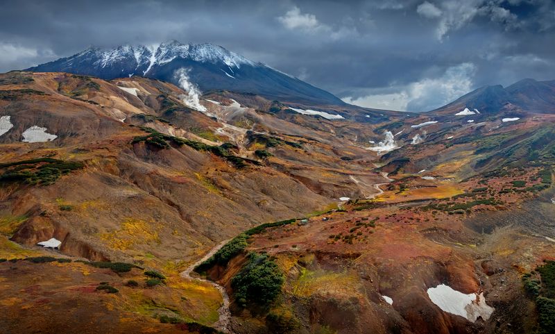камчатка, нд, осень, что такое осень?, горы, kamchatka, autumn, mountains, полет, travel, путешествия, долина гейзеров, осень на камчатке, осень на камчатке нд Полет над Долиной гейзеровphoto preview