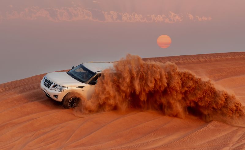 car, cars, desert, sand, sun, sunset Desert Cruiserphoto preview