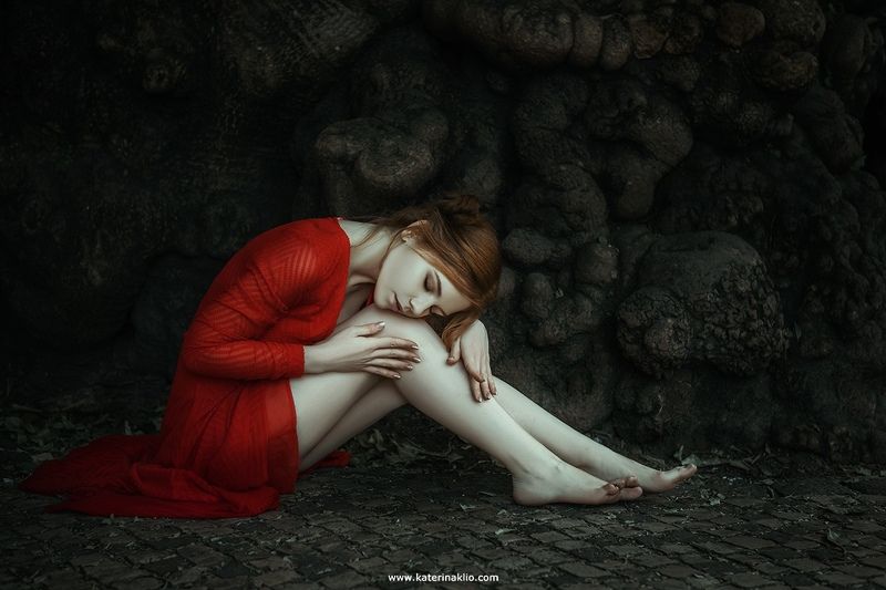 dress, red, woman, portrait, Lisbon, Portugal, beautiful, model, neckline, travel 28 routephoto preview