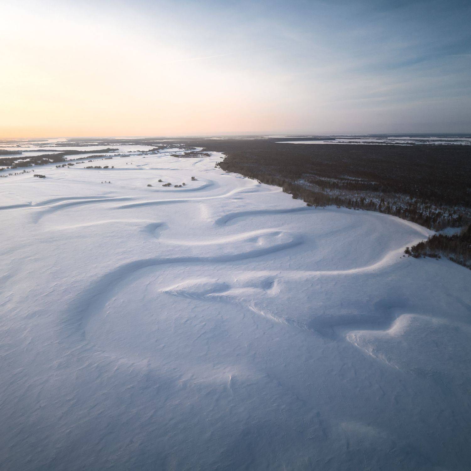 Bends of the north. Автор: Raspopov Andrey dji, хмао, зима, север, Raspopov Andrey