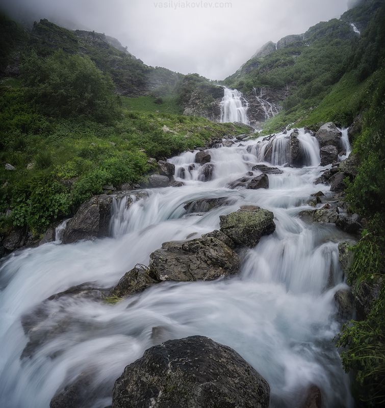 кчр, фототур, загеданские, имеретинские, кавказ Большой Имеретинский водопадphoto preview
