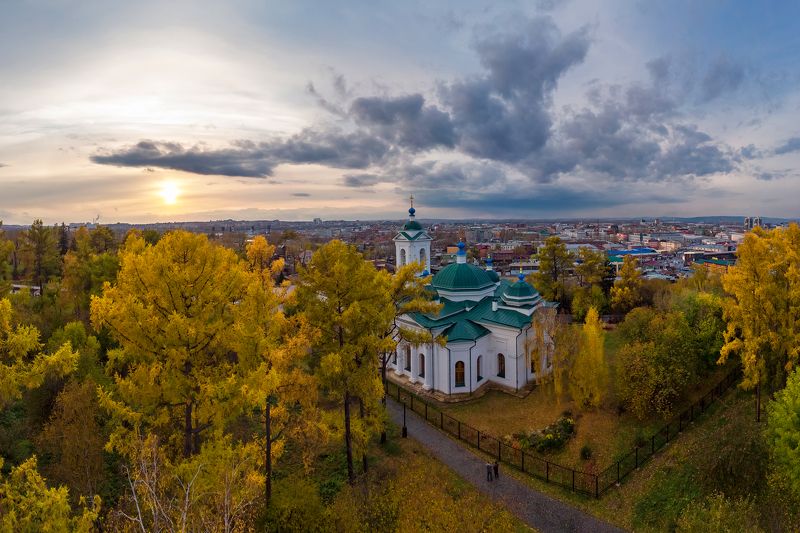 иркутск, осень Входо-Иерусалимский храмphoto preview