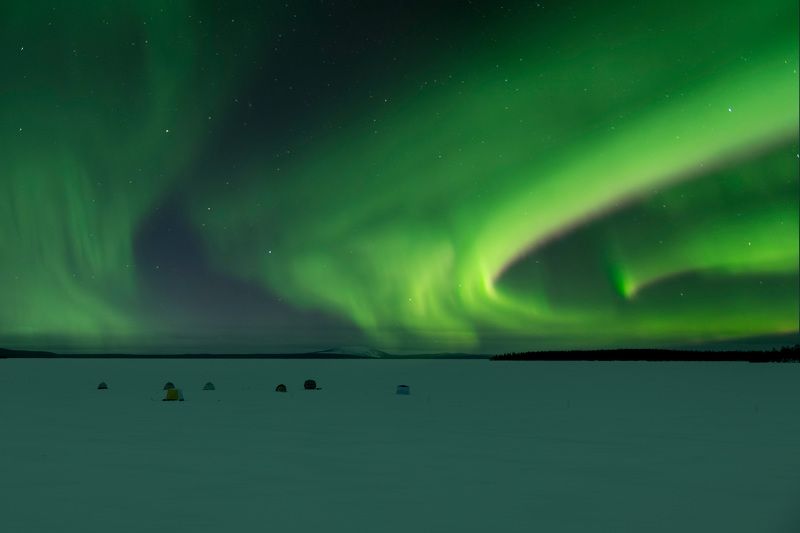 AuroraBorealis Lake Auroraphoto preview