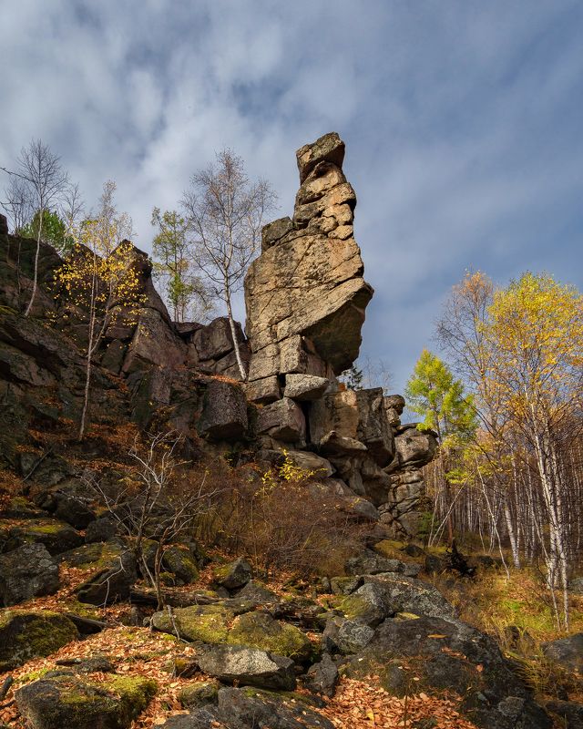 осень, олхинское плато Олхинское плато, скальник Троллиphoto preview