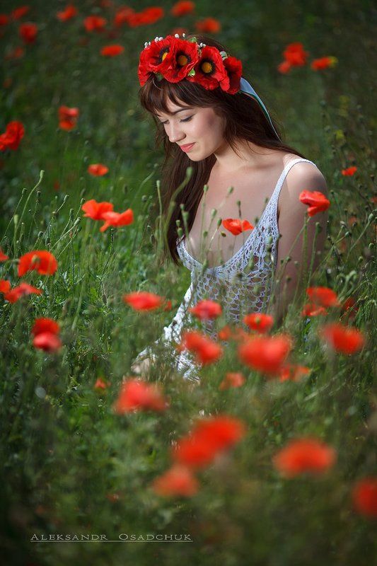 в маках...photo preview