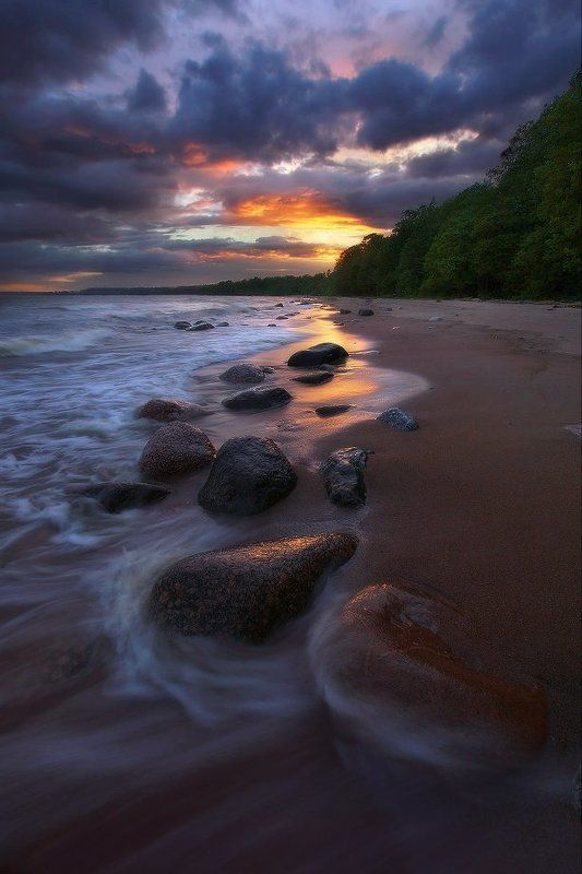 финский, залив Вечерний штормphoto preview