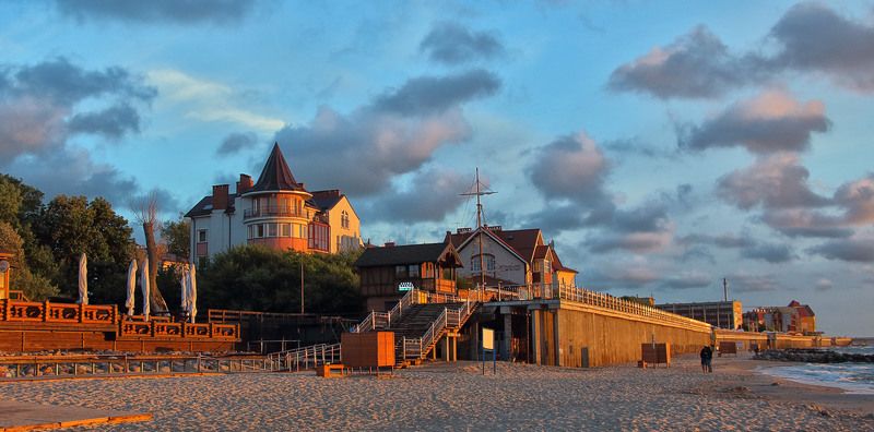 Зеленоградск. Закатphoto preview