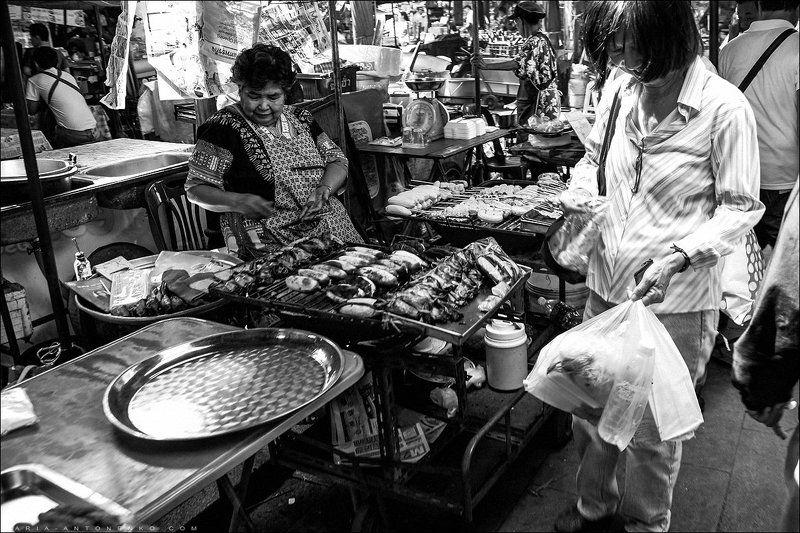 Таиланд, путешествия, Бангкок Рынок в Бангкокеphoto preview