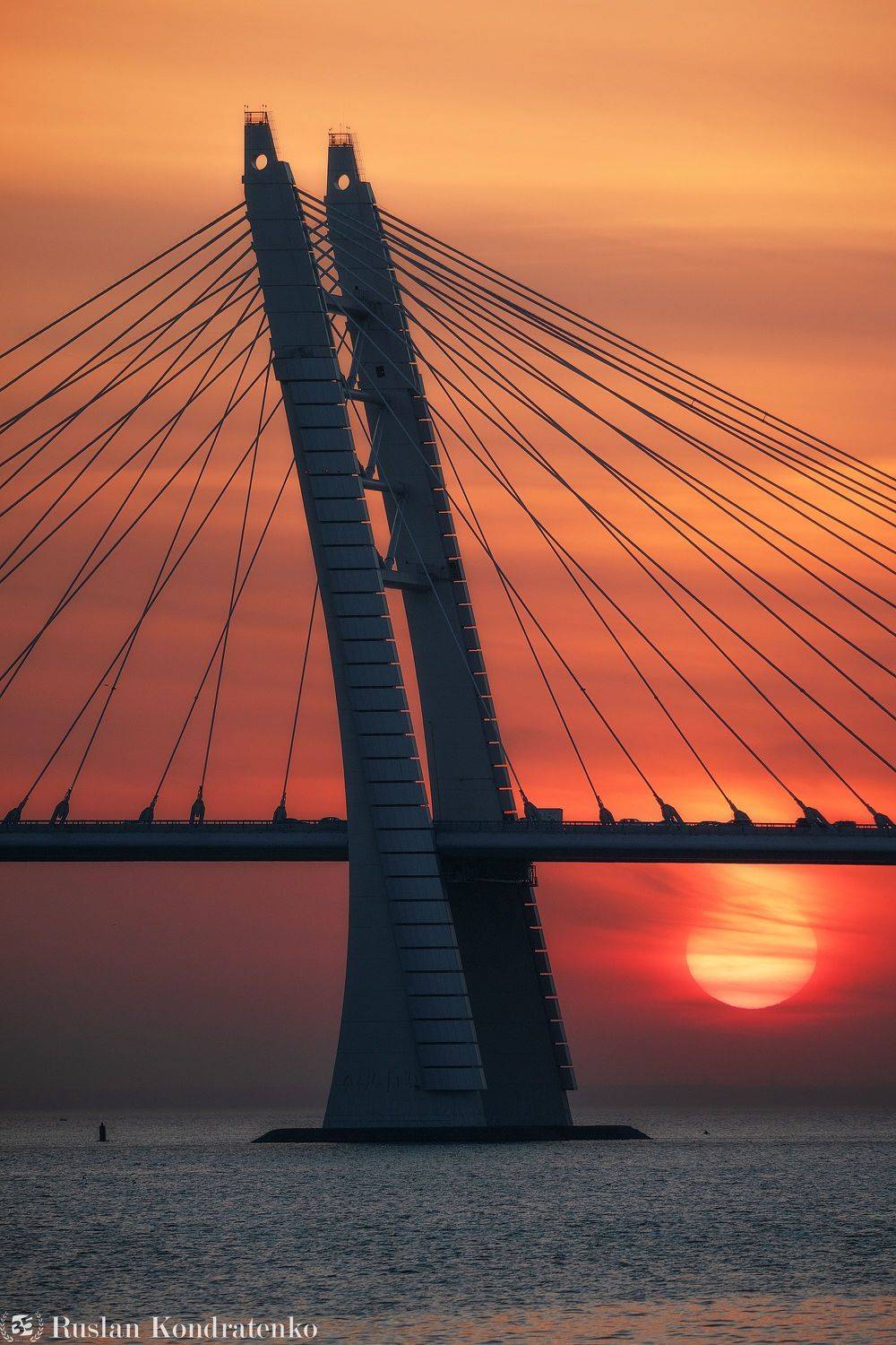 Вантовый мост через Корабельный фарватер. Автор: Кондратенко Руслан , Кондратенко Руслан