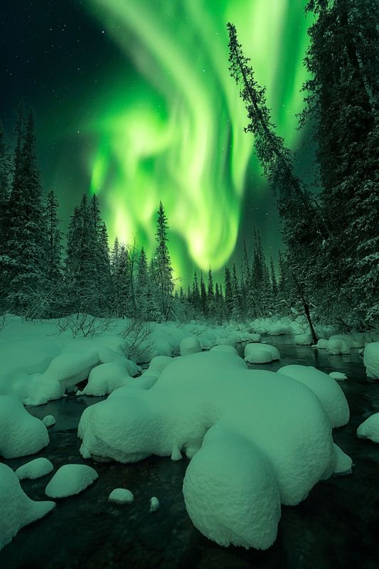 AuroraBorealis RiverAuroraKolaphoto preview