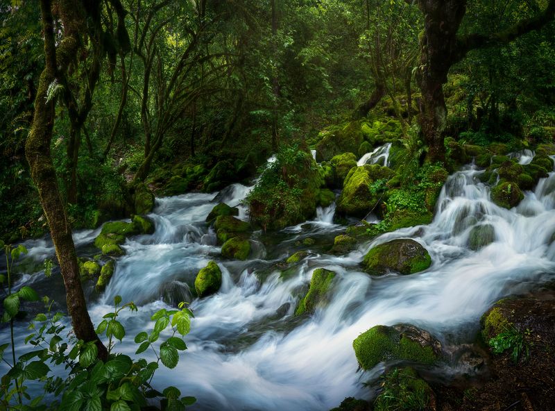 #Georgia #landscape #nature #longexposure #spring #water #outdoor Shurubumu, Georgia.photo preview