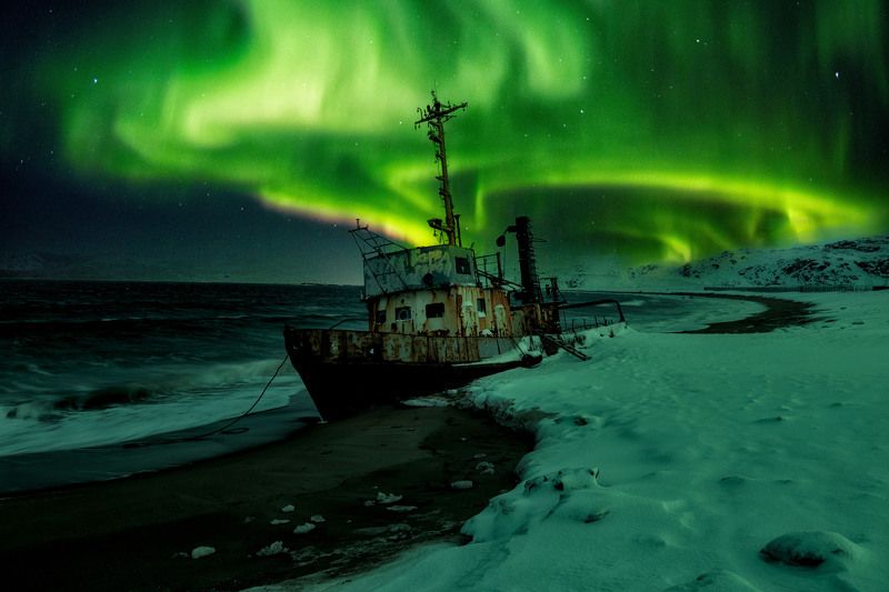 AuroraBorealis ShipwreckAuroraphoto preview