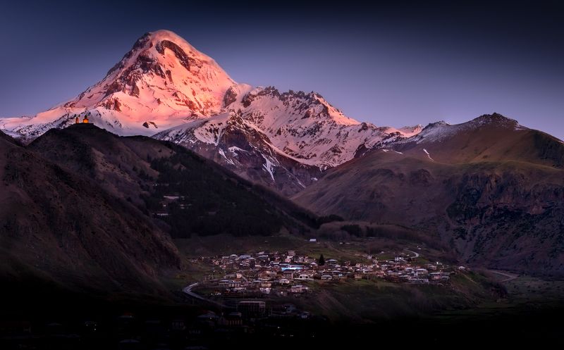 грузия, казбек, казбеги, кавказ, степанцминда, нд, georgia, kazbek, kazbegi, stepantsminda, caucasus, гергети, georgia нд Пробуждениеphoto preview