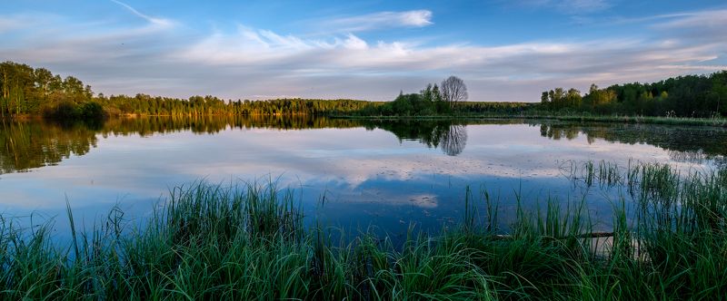 Вечер на подмосковном озереphoto preview