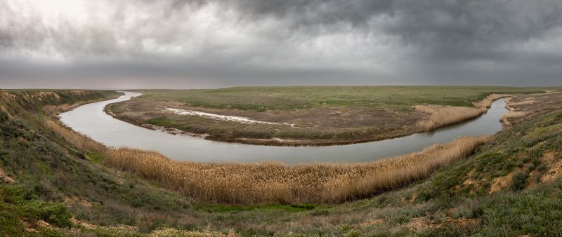 река, весна, поездка Излучина Харыphoto preview
