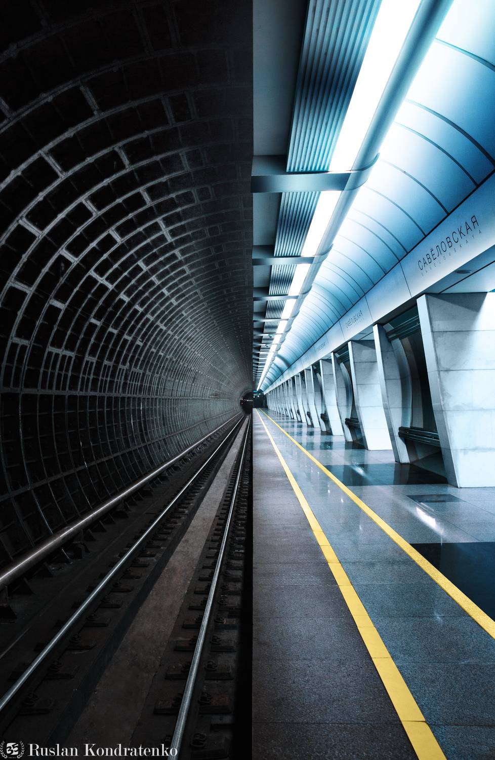 Станция метро Савёловская. Автор: Кондратенко Руслан москва, метро, савеловская, савёловская, fine art, fineart, файн арт, fine art architecture, Кондратенко Руслан