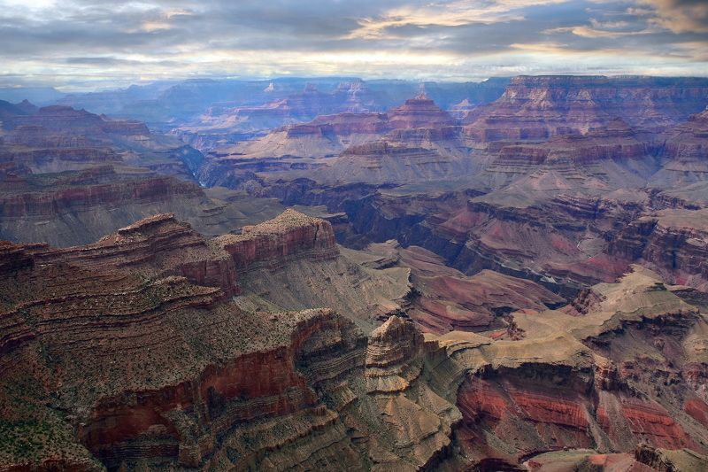 пейзаж, панорама, гранд-каньон, путешествие Великий и могучий Гранд-Каньонphoto preview