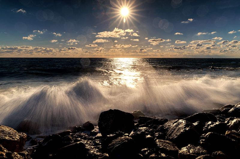 #море #закат #шторм #природа #сочи #краски #волны photo preview