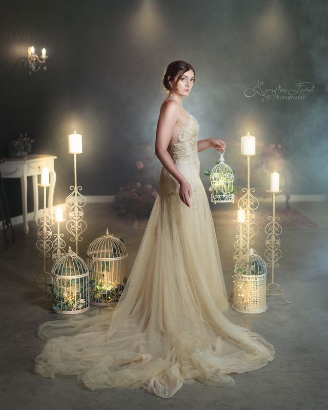 невеста, свадьба, платье, портрет, фентези, арт, художестванная, фотография Свечиphoto preview