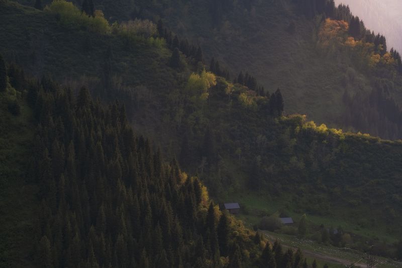 Домики в горахphoto preview