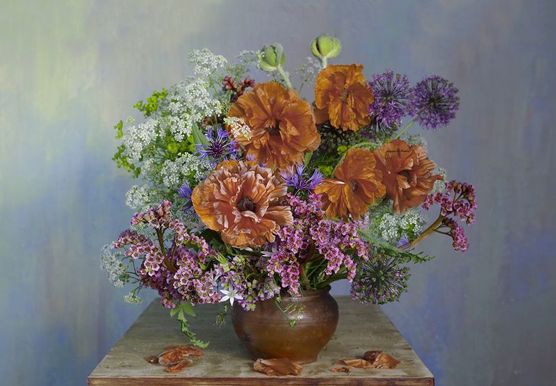 натюрморт,маки,вера павлухина,цветы Макиphoto preview