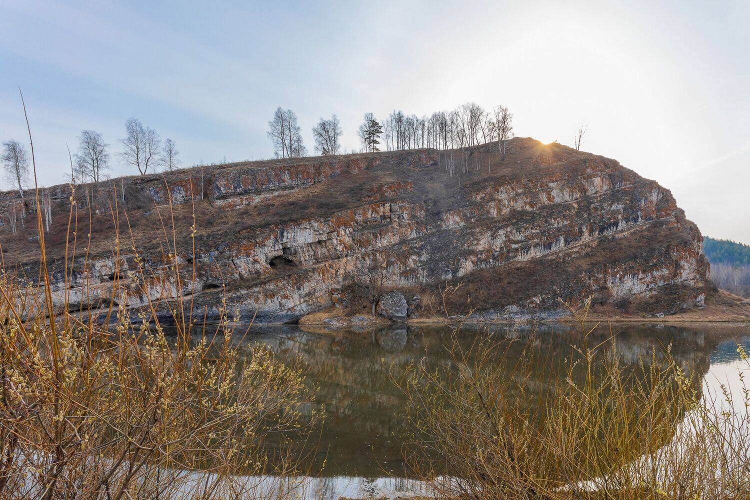 Скала Салавата. Автор: Гильманов Артур пейзаж весна скала река горы, Гильманов Артур