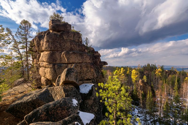 олхинское плато, осень Скальник Старуха Изергильphoto preview
