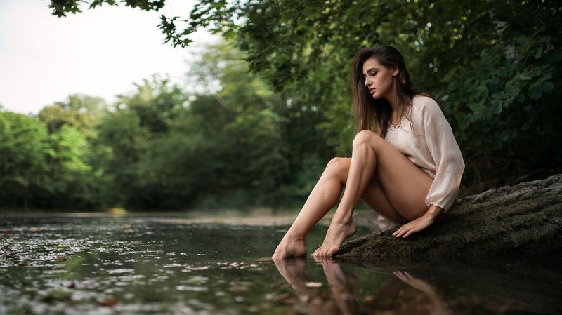 женский портрет, портрет, озеро, девушка и вода, девушка, природа, sony, sigma, 35mm, nature, girl, lake, portrait, female portrait, владимир томаров, v_tomarov Alinaphoto preview