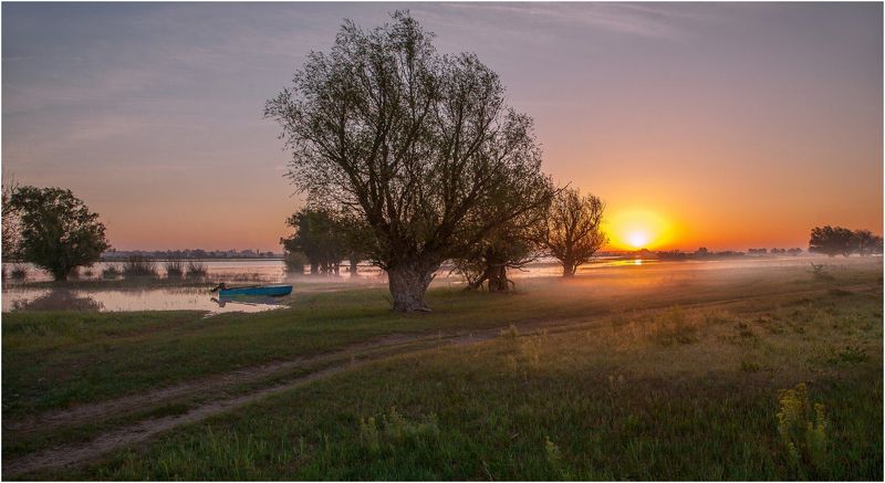 у села  камышово У Т Р О  (начало половодья)photo preview