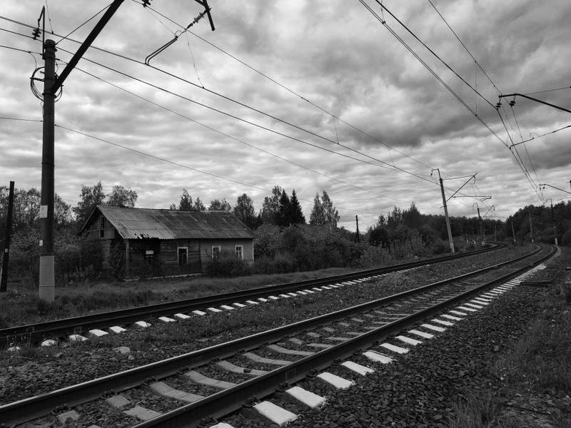 Monochrome, Black and white, Landscape, Russia Forever awaiting фото превью