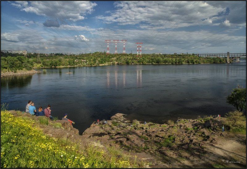 река,днепр,запорожье,отдых,хортица Созерцаниеphoto preview