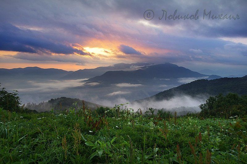 рассвет над Шесси. Непогода.photo preview