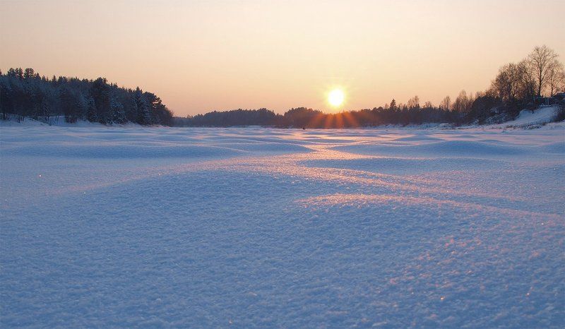 Зима в Новгородской области. р.Мологаphoto preview